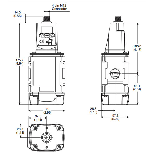 Regulator proportional de presiune, electronic, seria P32 Parker Global